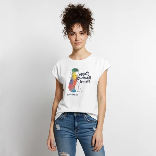 T-shirt danse libre et festive - Info Festival