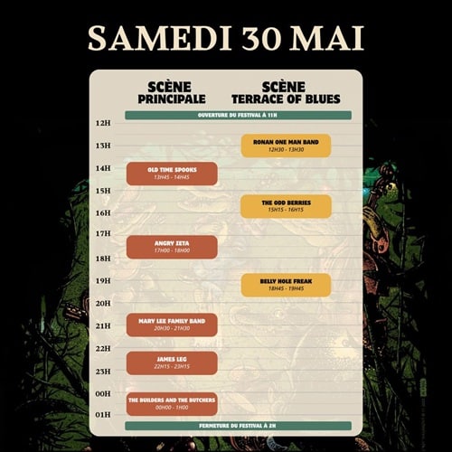 Farm & Village Festival Horaires 2026 Samedi