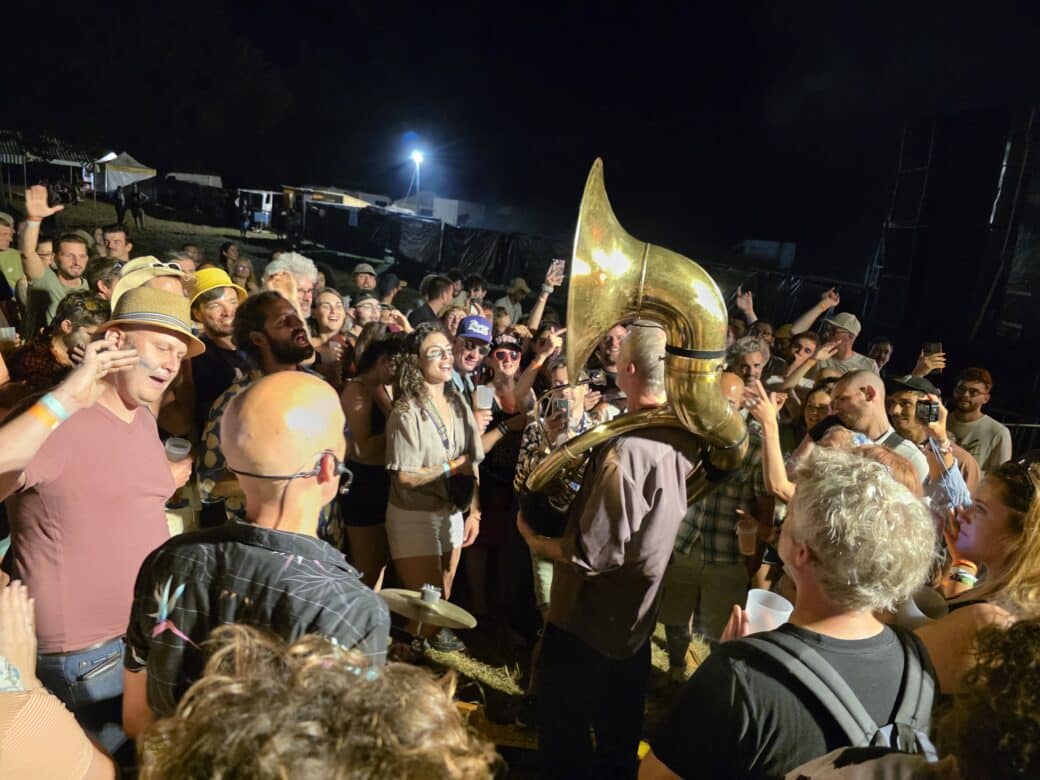 Festival Breton Au Pré du Son TEKEMAT avec le public