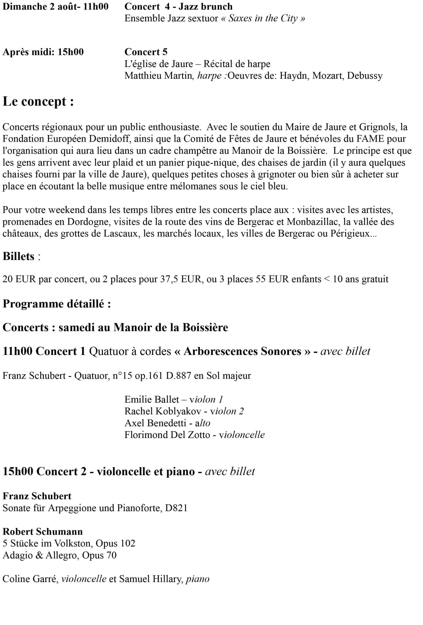 Programme Manoir de la Boissiere Festival 2026 3