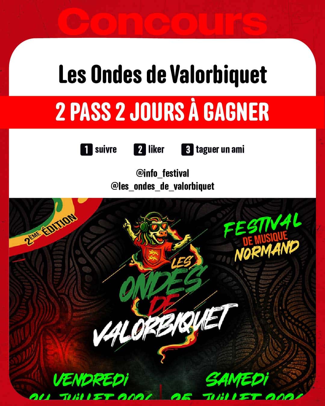 Actualités 9 Jeux-Concours Les Ondes de Valorbiquet 2026